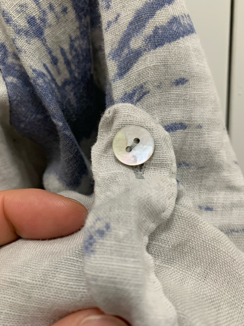 Bellambia Women's Open Front 100% Linen Jacket Blue/White made in Italy size L - Picture 2 of 13